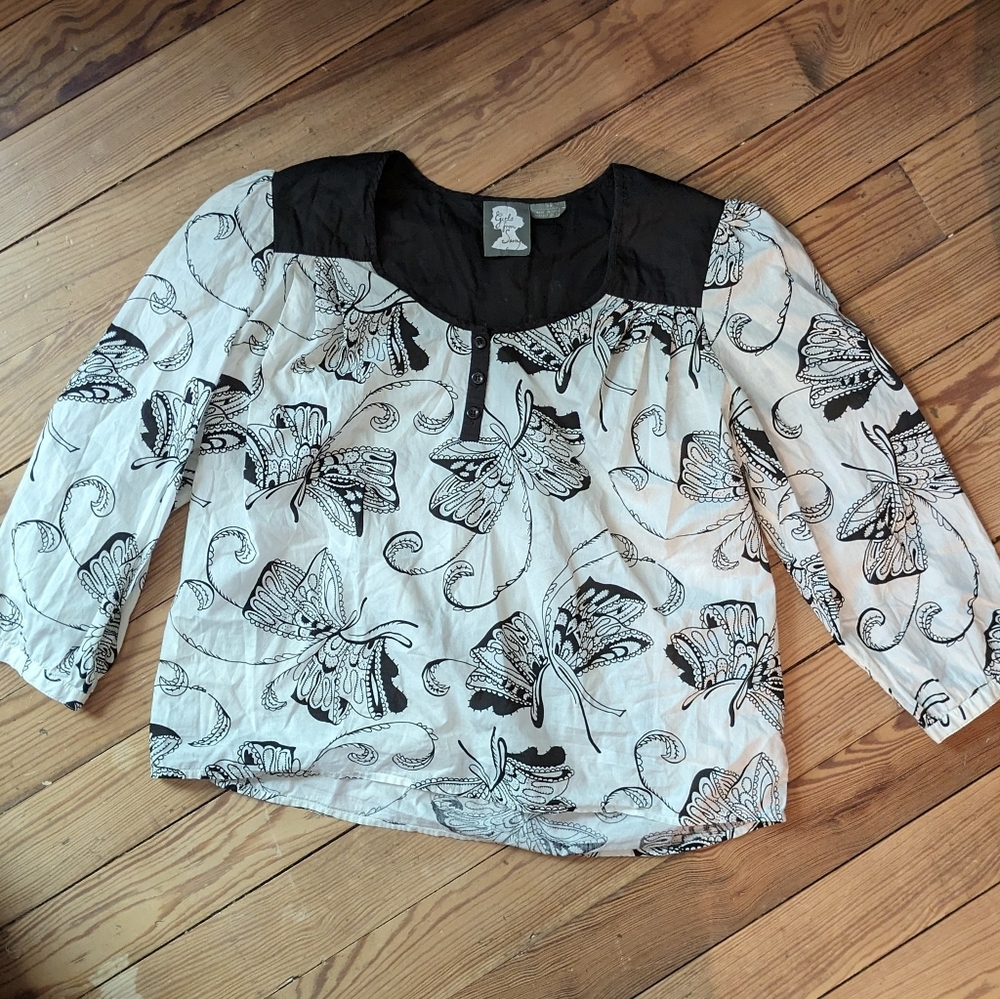 Girls from Savoy Anthropologie top